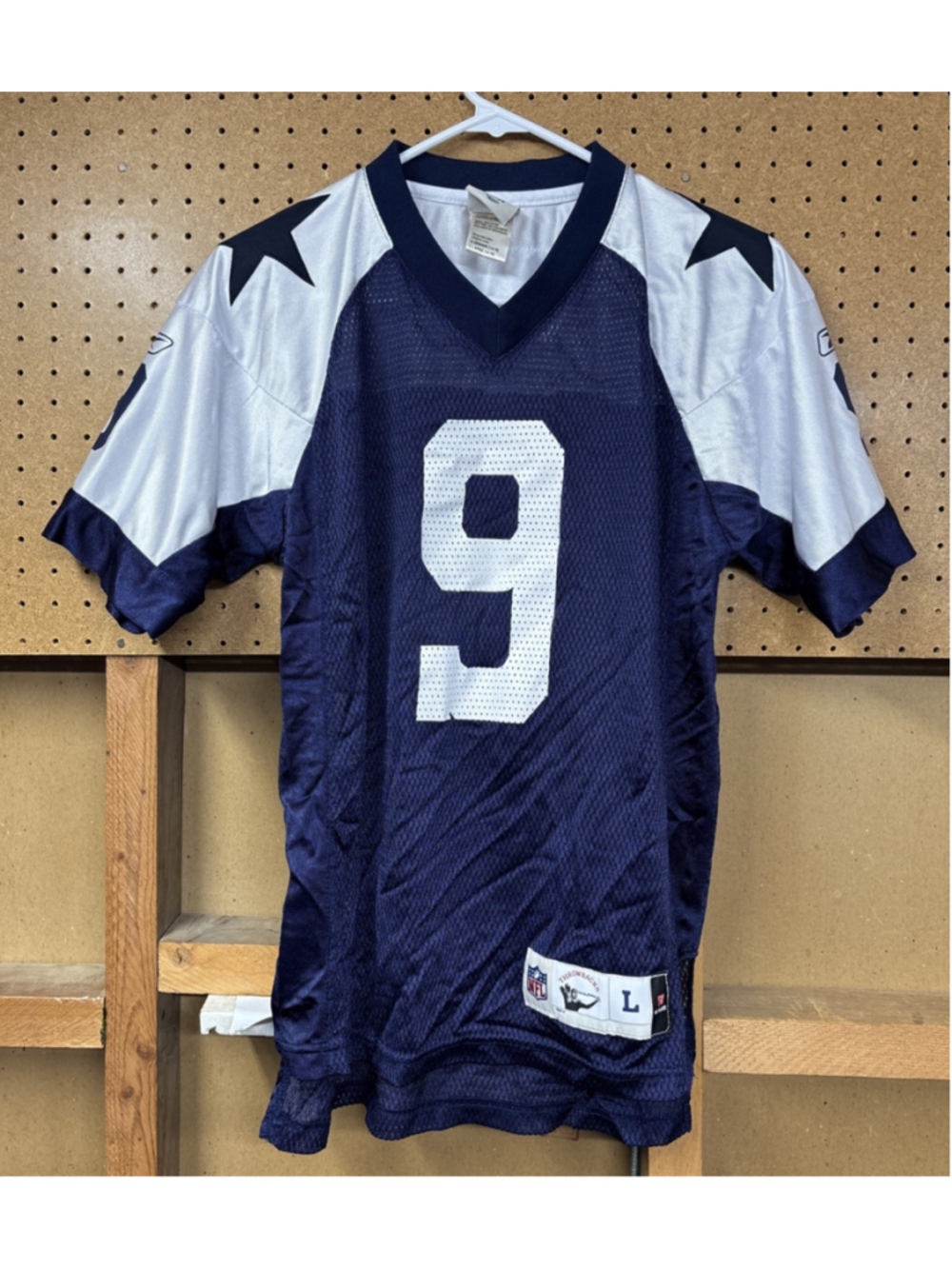 Dallas Cowboys Tony Romo #9 NFL Reebok Vintage Throwbacks Jersey Youth L 14-16